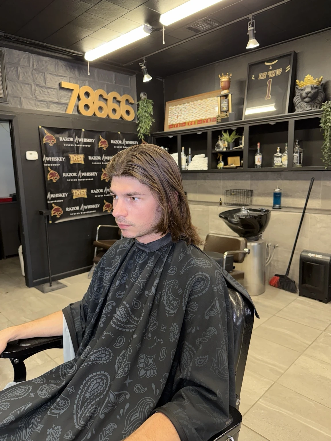 Before haircut transformation