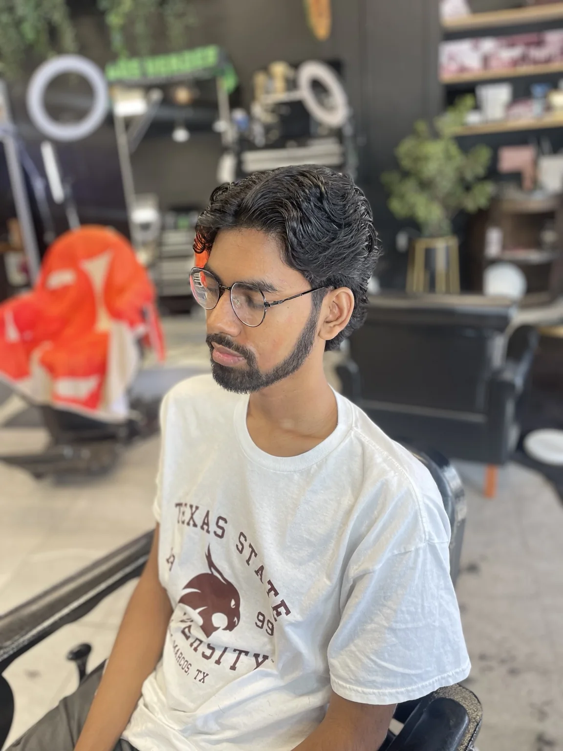 Finished men's haircut and beard style by Q.tha_barber